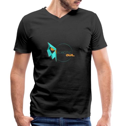 robotic owl - Camiseta ecológica con cuello de pico para hombre de Stanley/Stella