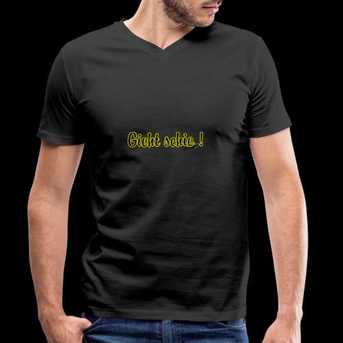 gieht schie - Stanley/Stella Männer Bio-T-Shirt mit V-Ausschnitt