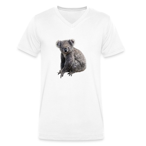 Koala - Männer Bio-T-Shirt mit V-Ausschnitt von Stanley & Stella