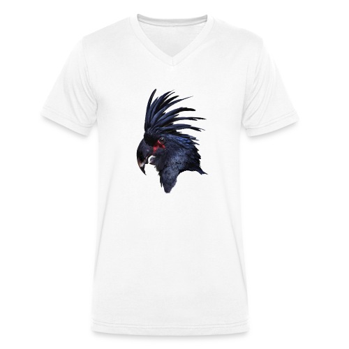 Papegøje - Økologisk Stanley & Stella T-shirt med V-udskæring til herrer