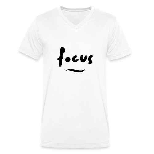 Focus - Männer Bio-T-Shirt mit V-Ausschnitt von Stanley & Stella