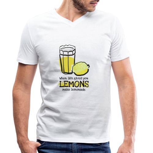 When life gives you lemons - Stanley/Stella Männer Bio-T-Shirt mit V-Ausschnitt