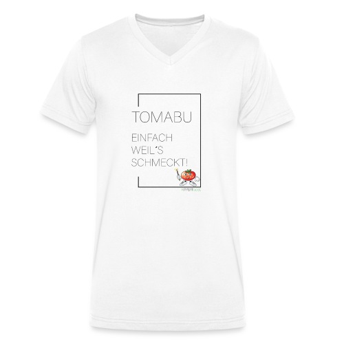 TomaBu Einfach weil´s schmeckt! - Männer Bio-T-Shirt mit V-Ausschnitt von Stanley & Stella