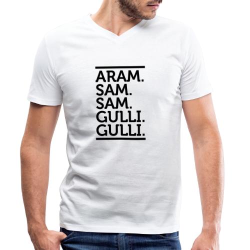 Aramsamsam Aram Gulli Gulli - Männer Bio-T-Shirt mit V-Ausschnitt von Stanley & Stella