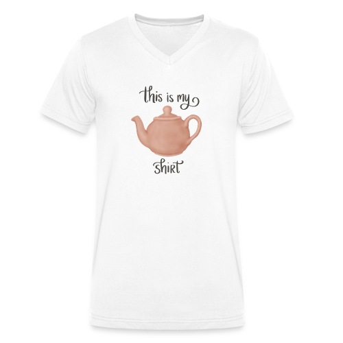 My Tea-shirt - Ekologisk T-shirt med V-ringning herr från Stanley & Stella