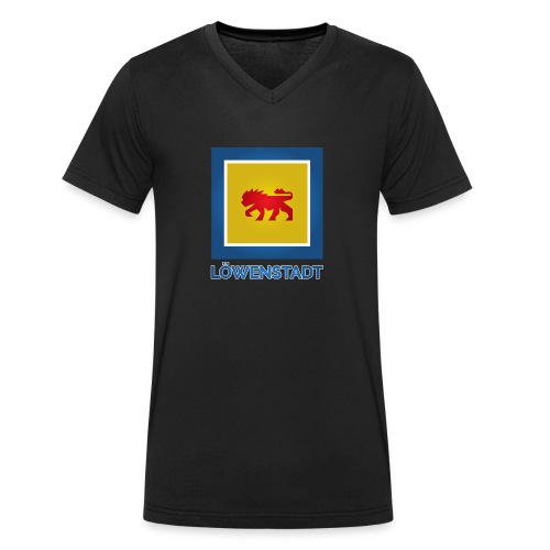Löwenstadt Fan Design 11 - Männer Bio-T-Shirt mit V-Ausschnitt von Stanley & Stella