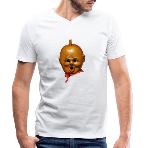 Fasching Maske Carnival - Männer Bio-T-Shirt mit V-Ausschnitt von Stanley & Stella