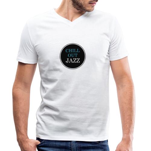 chill out jazz - Männer Bio-T-Shirt mit V-Ausschnitt von Stanley & Stella