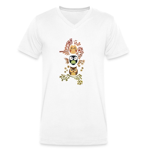 Good Wise Owls - Männer Bio-T-Shirt mit V-Ausschnitt von Stanley & Stella