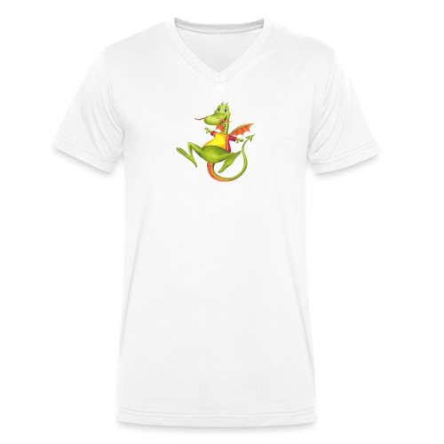 little dragon - Stanley/Stella Männer Bio-T-Shirt mit V-Ausschnitt