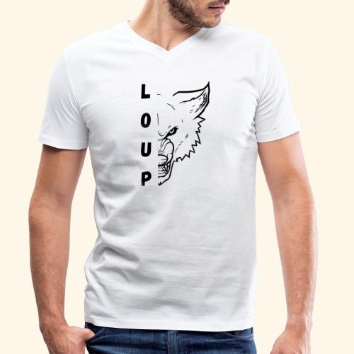 Simplement Loup - T-shirt bio col V Stanley & Stella Homme