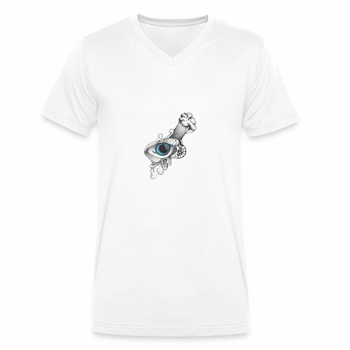 Abstract Eye - Stanley/Stella Männer Bio-T-Shirt mit V-Ausschnitt
