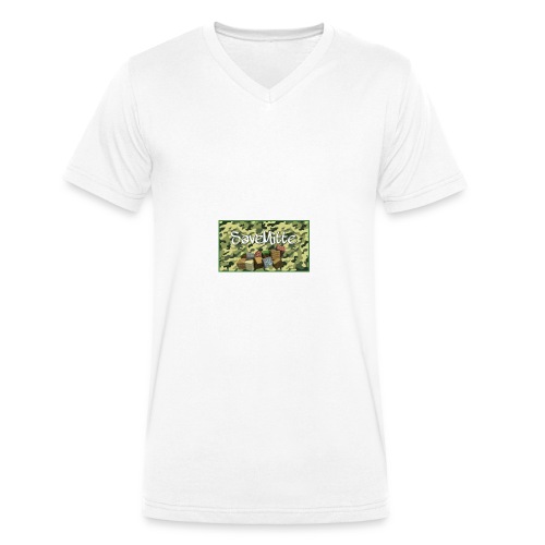 SaveMitte V1 Merch - Stanley/Stella Männer Bio-T-Shirt mit V-Ausschnitt
