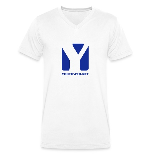 yw_LogoShirt_blue - Stanley/Stella Männer Bio-T-Shirt mit V-Ausschnitt