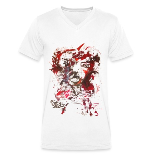 Bloody - Ekologiczna koszulka męska z dekoltem w serek Stanley & Stella