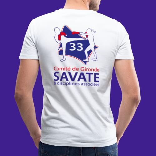 Comité Savate 33 - T-shirt bio col V Stanley & Stella Homme