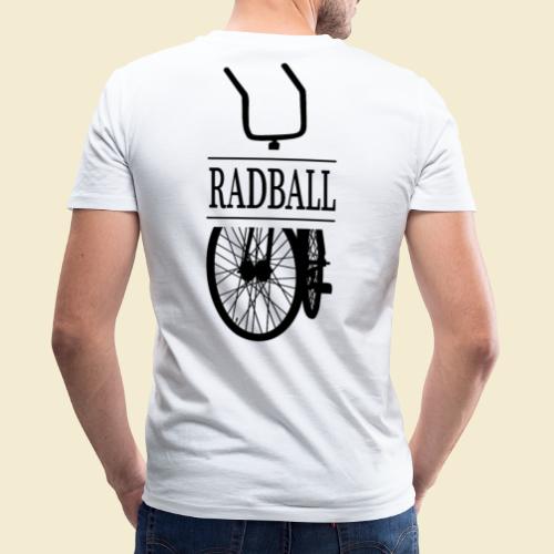 Radball | Retro Black - Männer Bio-T-Shirt mit V-Ausschnitt von Stanley & Stella