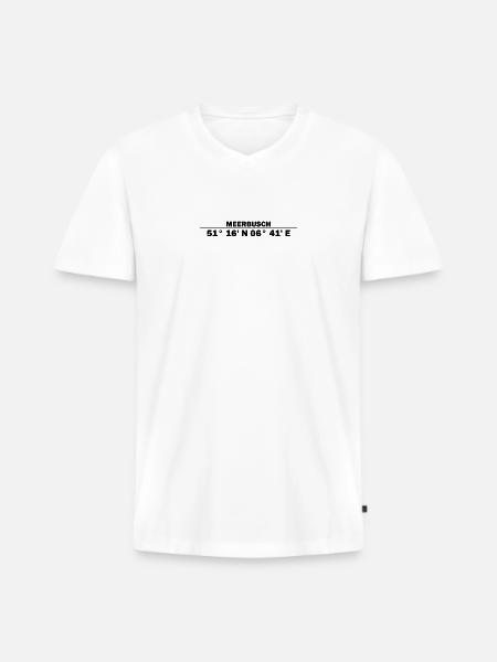 Meerbusch coordinates - Men's Premium Organic T-shirt with V-neck - white