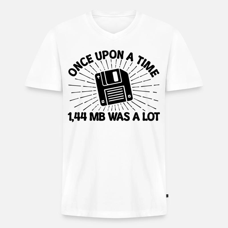 Programmierer Debug Skripting Developer Statement - Männer Premium Bio T-Shirt mit V-Ausschnitt - Weiß