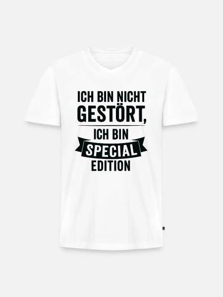 I'm Special Edition - Men's Premium Organic T-shirt with V-neck - white