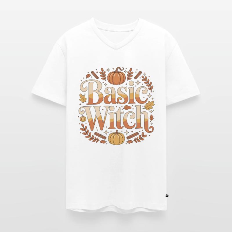 Witchcraft Basic Witch Enchanted Tarot Reading Männer Premium Bio T-Shirt mit V-Ausschnitt