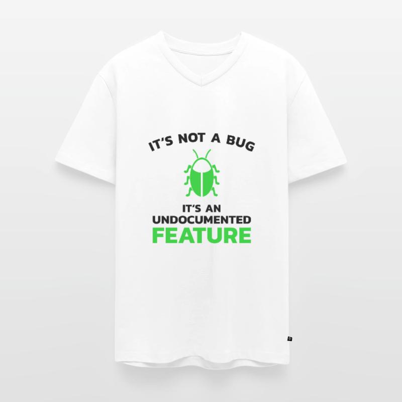 Programmer software developer computer science Men's Premium Organic T-shirt with V-neck