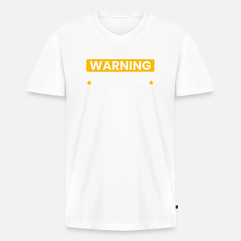 talk spontaneously rollercoasters - Männer Premium Bio T-Shirt mit V-Ausschnitt - undefined