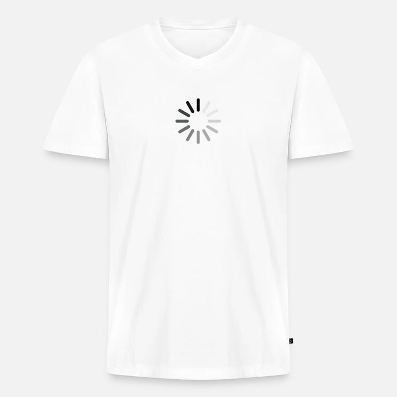 computer science degree - Männer Premium Bio T-Shirt mit V-Ausschnitt - undefined