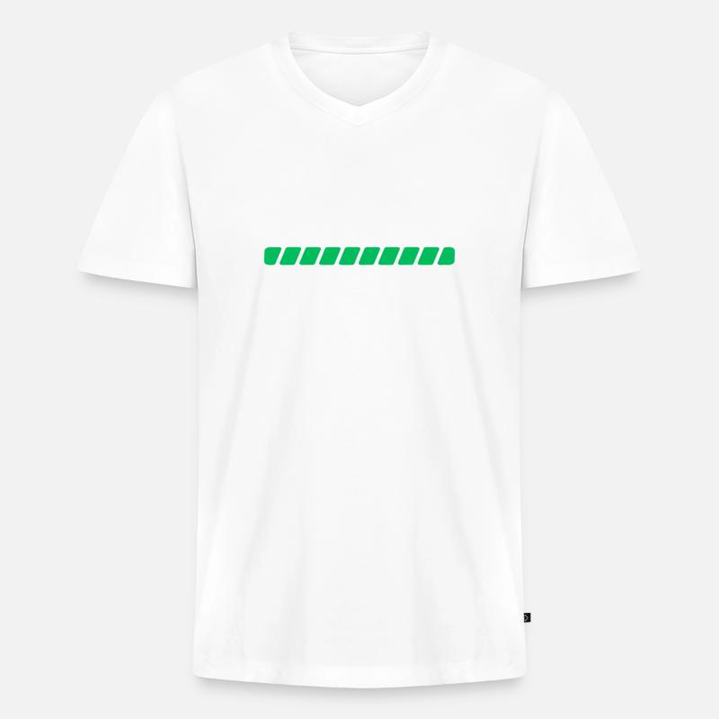 computer science degree - Männer Premium Bio T-Shirt mit V-Ausschnitt - undefined