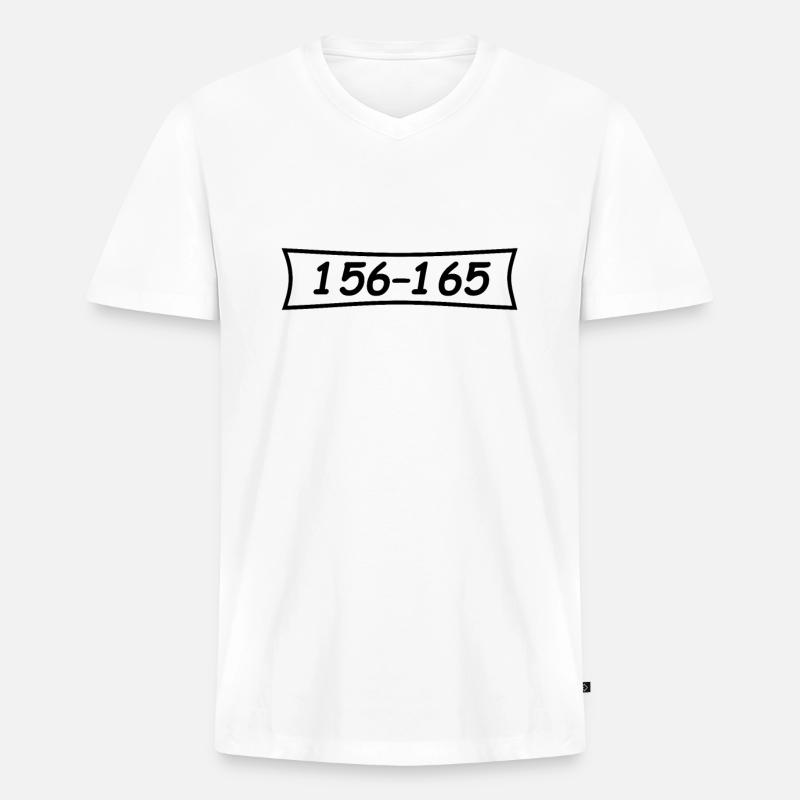 Panzerknacker Nummer 156 165 - Männer Premium Bio T-Shirt mit V-Ausschnitt - Weiß