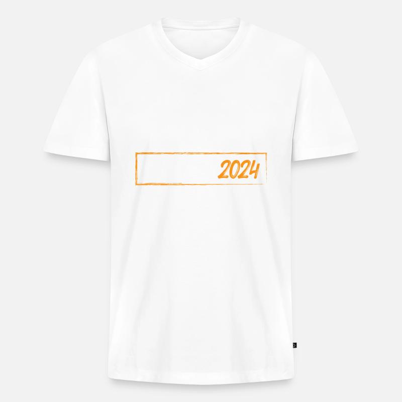 Malle 2024 - Men's Premium Organic T-shirt with V-neck - undefined