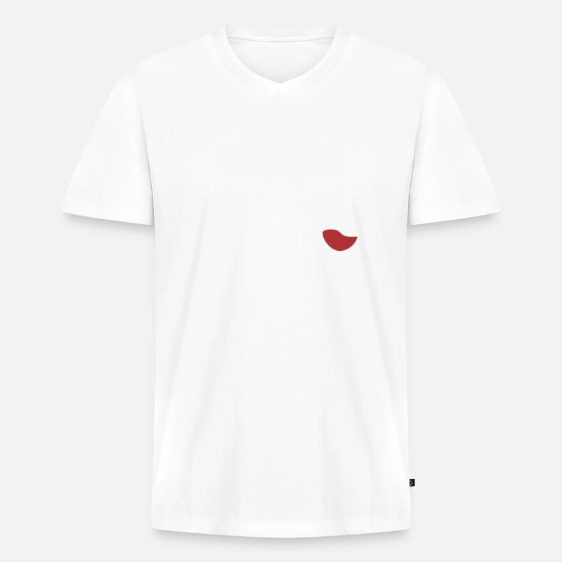 Dieser Modedesigner braucht Weindesign - Männer Premium Bio T-Shirt mit V-Ausschnitt - undefined