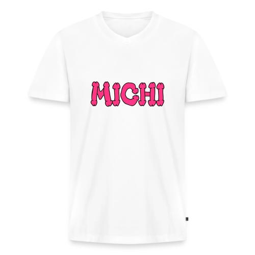 Michi - Männer Premium Bio T-Shirt mit V-Ausschnitt