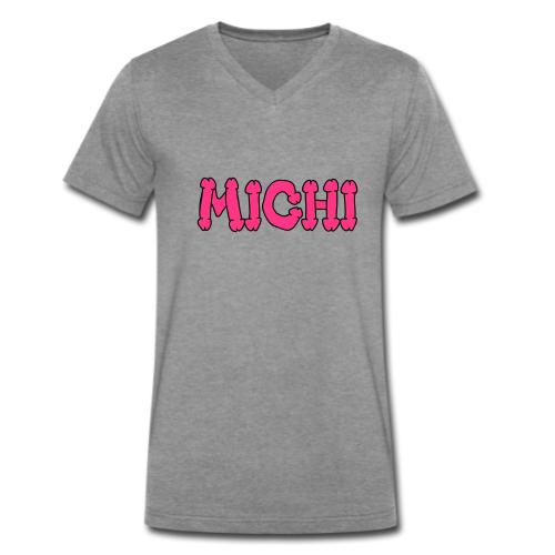 Michi - Männer Premium Bio T-Shirt mit V-Ausschnitt