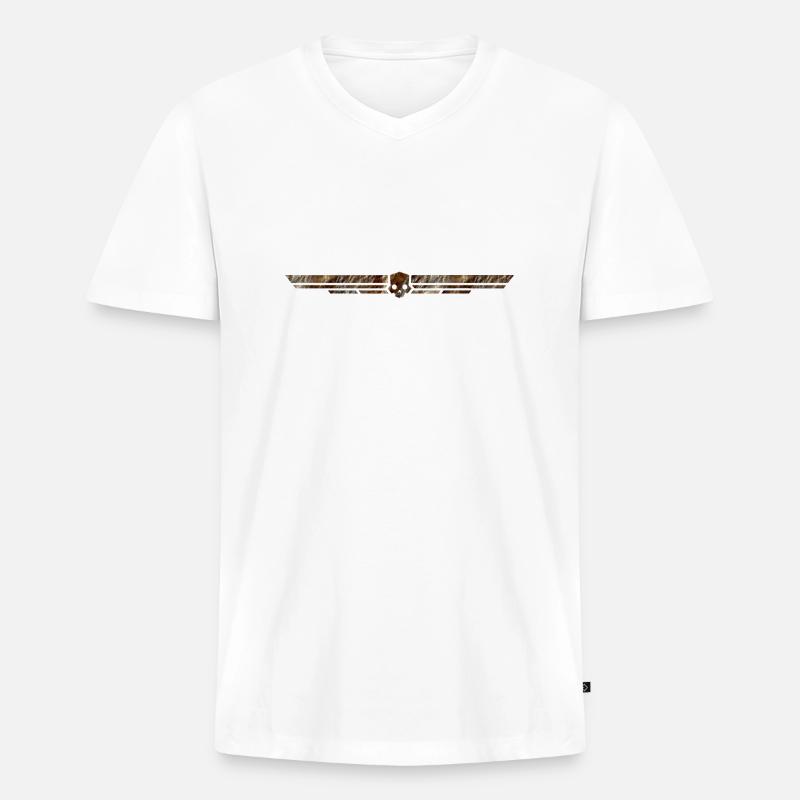 Computer-PC-Spieltechnologie Gamer-Gaming Modern - Männer Premium Bio T-Shirt mit V-Ausschnitt - Weiß