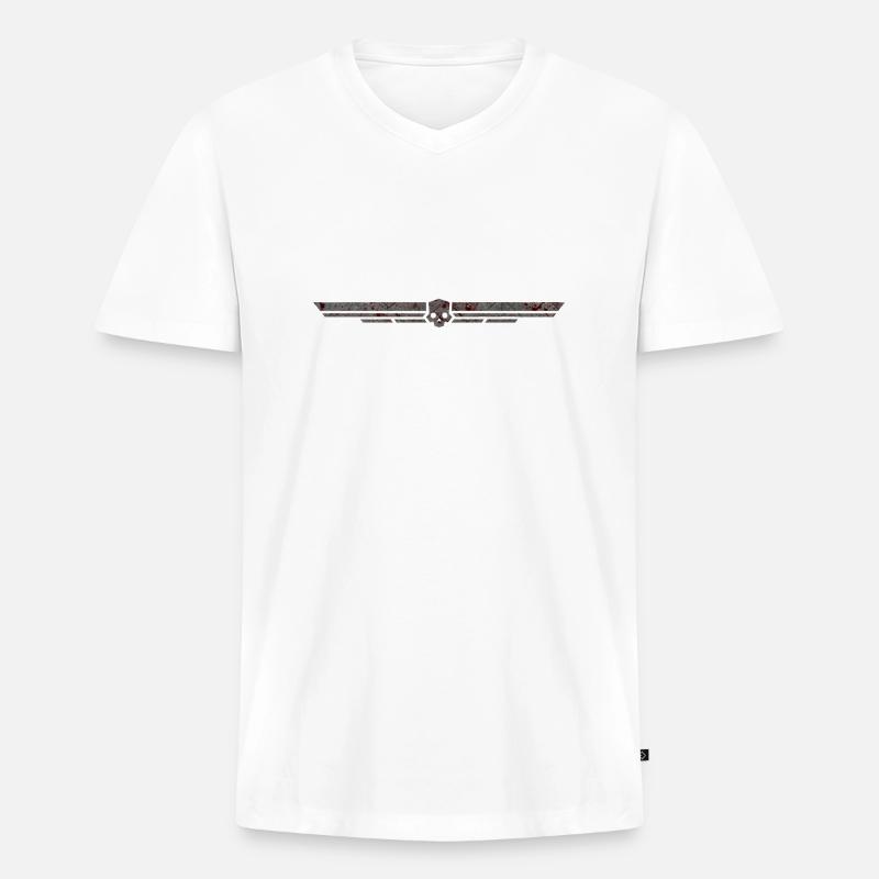 Computer-PC-Spieltechnologie Gamer-Gaming Modern - Männer Premium Bio T-Shirt mit V-Ausschnitt - Weiß