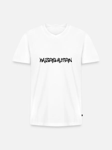 Kaiserslautern Graffiti - Men's Premium Organic T-shirt with V-neck - white