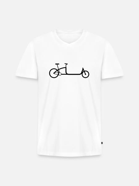 The very large cargo wheel - Men's Premium Organic T-shirt with V-neck - white