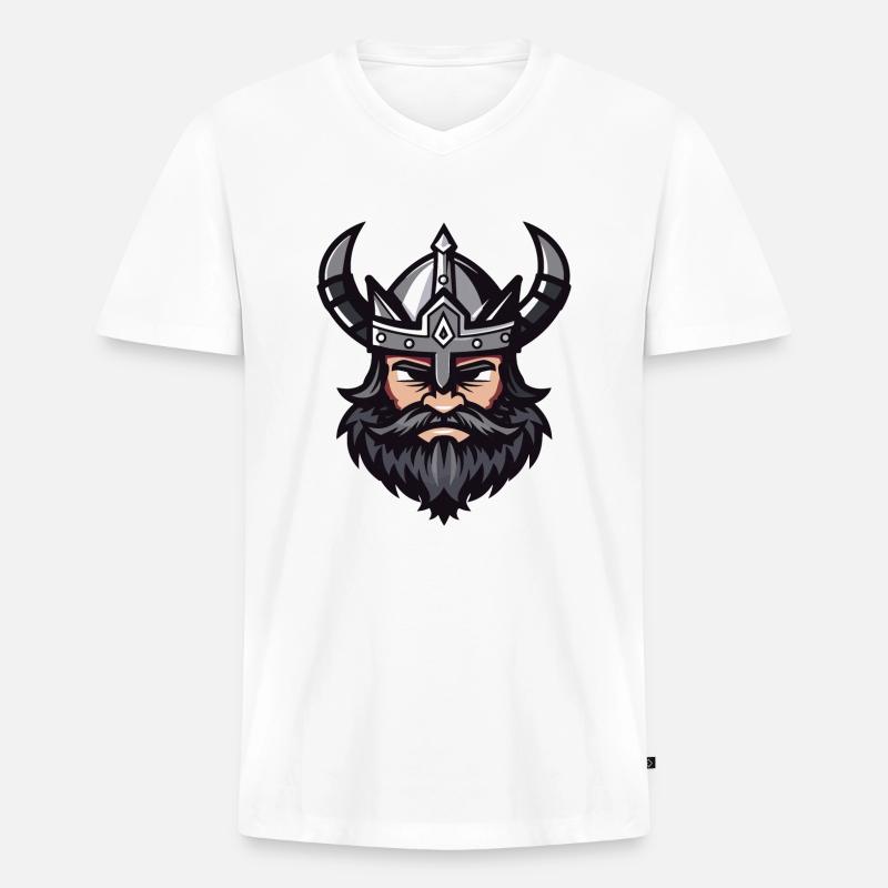 Wikinger Valhalla - Männer Premium Bio T-Shirt mit V-Ausschnitt - undefined