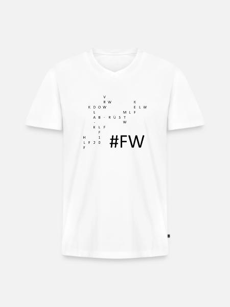 Designations of fire engines - Men's Premium Organic T-shirt with V-neck - white