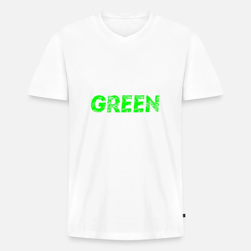 Evergreen Geschenkidee - Männer Premium Bio T-Shirt mit V-Ausschnitt - undefined