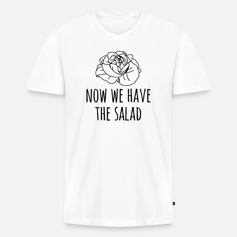spruch humor junggesellenabschied - Männer Premium Bio T-Shirt mit V-Ausschnitt - Weiß
