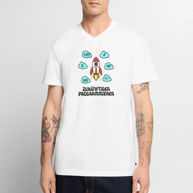 Css Code Developer C++ Java Php Programmierer Männer Premium Bio T-Shirt mit V-Ausschnitt