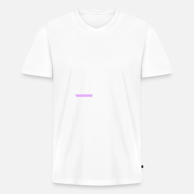 Farmor 2026 schwedisch pink - Männer Premium Bio T-Shirt mit V-Ausschnitt - Weiß