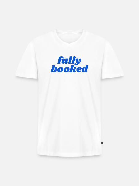 Complet - T-shirt encolure en V Premium bio Homme - blanc