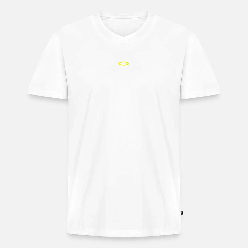 Holy Shit 2 - Männer Premium Bio T-Shirt mit V-Ausschnitt - Weiß