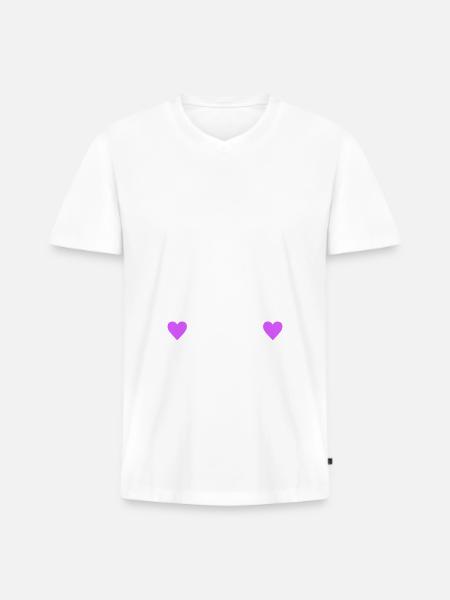Hen Party Crew Hen - Men's Premium Organic T-shirt with V-neck - 