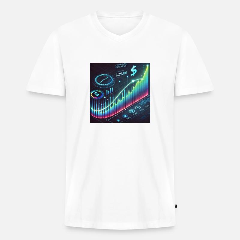 48A6AA78 433E 4F9F A87B 92A13CAA8902 - Männer Premium Bio T-Shirt mit V-Ausschnitt - Weiß