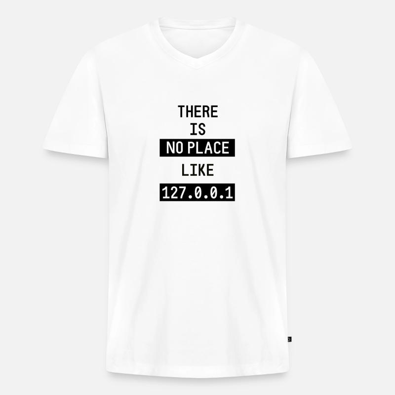 Funny Software Developer Engineer Programmer - Men's Premium Organic T-shirt with V-neck - white