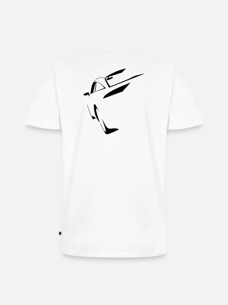 Car - Men's Premium Organic T-shirt with V-neck - white